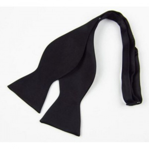 Mens Silk Satin Plain Solid Black Bow Tie Formal Wedding Bowtie Necktie Ties Gentle Italian Satin Solid Color Fashion Bow Ties