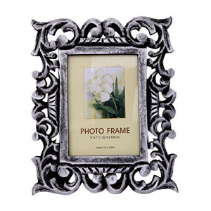 Sliver finish Wooden picture frames/ wooden photo frame for office