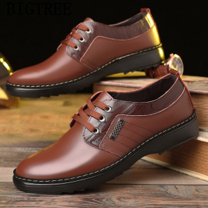 Men's genuine leather business casual shoes