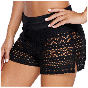 Bikini 2021 Briefs Swimwear Women Ladies Black Lace Shorts Ladies Boxer Shorts Hot Spring Swimming Trunks Plus Size 3xl Panties