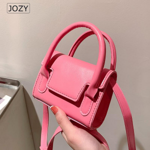 JOZY Mini Cute PU Leather Crossbody Bags for Women 2022 Trendy Summer Fashion Brand Designer Shoulder Bag Handbags and Purses