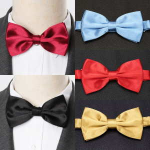 Mens Bow Tie Fashion Wedding Party Ties for Men Women Solid Butterfly Necktie Cravat Male Dress Shirt Gift Accessories Bowtie