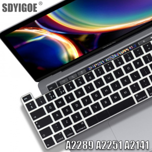 For macbook pro13 Keyboard cover Laptop protective film 13" A2289 A2251 A2141 For MacBook pro 16 silicone keyboard cases