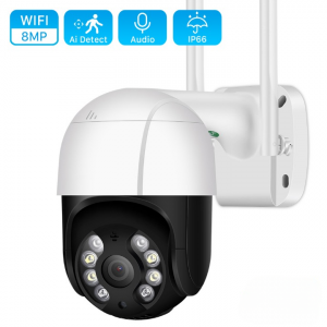 4K 8MP 5X Zoom PTZ Camera IP Outdoor WiFi Camera HD 5MP 3MP Auto Tracking Video Surveillance CCTV Security Camera P2P ICSEE App