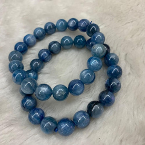 round natural kyanite beads bracelet natural stone bracelet DIY jewerly for woman for man wholesale !