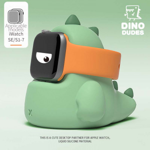 Silicone Charger Stand Holder Station Dock For Apple Watch Series 45/44/42/41/40/38mm iWatch 7/6/SE/5/4/3/2/1,Charging Dock Stat