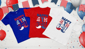 All American Boy Shirt 4th Of July kids t-Shirt Independence Day tees Fourth Of July Shirt God Bless America kids tops