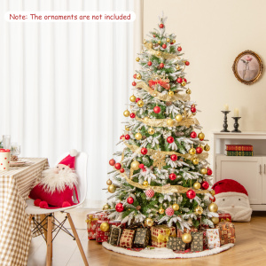 Pre-Lit Artificial Christmas Tree with Warm-White LED Lights and Multiple Tip Options