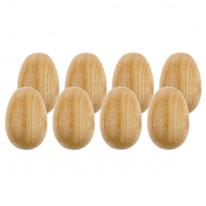 Handcrafted 8x Wooden Egg Shaker Hand Shakers Mini Percussion 6.5x4cm