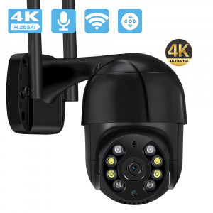 BESDER 4K 8MP 5MP Ultra HD PTZ WiFi IP Camera AI Human Detection 1080P UHD Audio IP Camera Auto Tracking P2P Video Surveillance