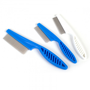 1Pc Rabbit Grooming Brush Small Pet Hair Remover Flea Comb Shampoo Bath Brush for Rabbit Hamster Guinea Pig Cleaning Tool