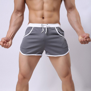 Fashion Men's Shorts Casual Short Pants For Men Solid Breathable Elastic Waist Man Shorts Beach Wear