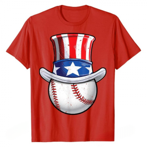 Baseball Uncle Sam T shirt 4th of July Boys American Flag Cotton Male Tops Shirts Fitness Tight T Shirts Funny New Coming
