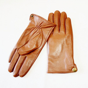 Sheepskin gloves men's buckskin pattern autumn and winter plus velvet warm outer seam leather gloves outdoor riding gloves