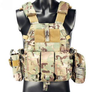 Yakeda Multicam Camouflage Molle Nylon Modular Vest Tactical Vests Outdoor Hunting 6094 Vests Military Men Clothes Army Vest