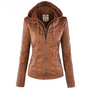 Winter Faux Leather Jacket Women Casual Basic Coats Ladies Basic Jackets Waterproof Windproof Coats Female Ropa de Mujer