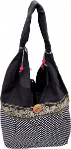 Rastogi Handicrafts Woven Design Ambrosial Shoulder-Handbags for Women