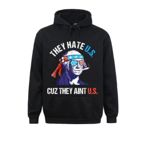 Discount Women Sweatshirts They Hate Us Cuz They Aint Us Funny 4th Of July Print Hoodies Mother Day Clothes Long Sleeve