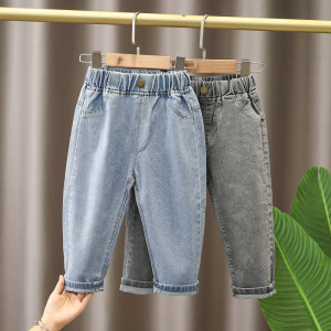 Kids Boys' Clothes baby Elastic Band Stretch Denim Trousers for toddler children Boy Clothing Outer wear Jeans pant