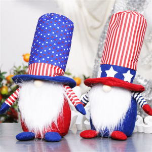 Gnomes for Memorial Day Decorations American Patriotic Swedish Elf Dwarf Gift Independence Memorial Veterans Day