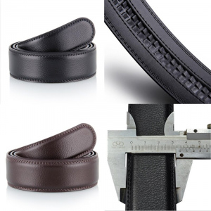 new male automatic buckle belts No Buckle belt Brand Men High Quality Male Genuine Strap Jeans pu belt  mens belts luxury 3.5cm