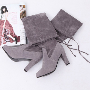 New Faux Suede Slim Boots Sexy Over The Knee High Women Fashion Thigh High Boots Shoes Woman Fashion Botas Mujer