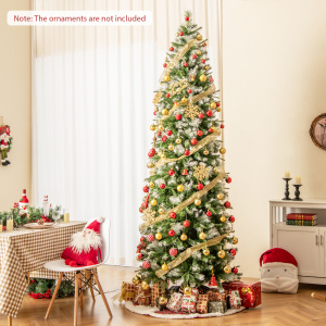 Artificial Christmas Tree with Warm-White LED Lights