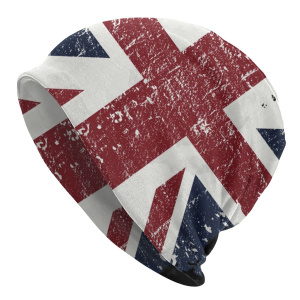British Flag Bonnet Beanie Knit Hats Men Women Fashion Unisex Union Jack UK United Kingdom Warm Skullies Beanies Caps