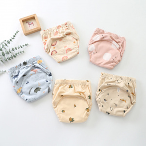 6 Layer Baby Cotton Training Pants Underpants Waterproof Cloth Diapers Reusable Tools Diapers Diapers Baby Underwear