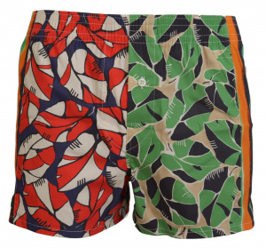 Multicolor Floral Print Men Beachwear Shorts Swimwear
