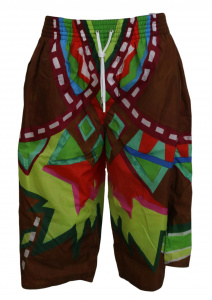 Multicolor Printed Men Beachwear Shorts Swimwear