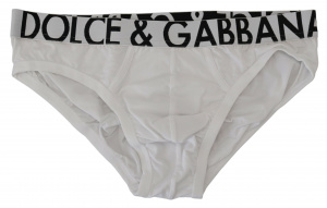 White Cotton Stretch Midi Brief Underwear