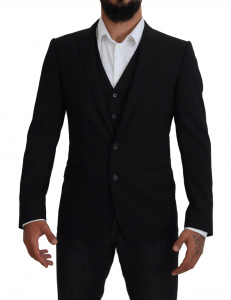 Black Jacket Vest 2 Piece MARTINI Blazer