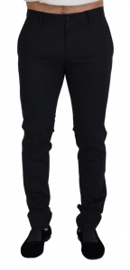 Black Wool Chino Formal Pants