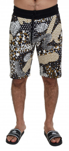Multicolor Cotton Bermuda Shorts