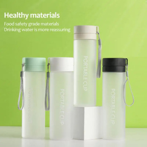 High Quality Water Bottle Outdoor Large Capacity Sports Sport Leak Proof Seal Water Bottle BPA Free Frosted Plastic Cup Gift Mug