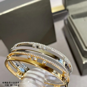 New 2022 Trendy European Top Hot Brand Classic Europe Famous Luxury Jewelry Bracelets For Women Geometric Movable Zircon Bangles