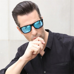 VIVIBEE Square Sunglasses Polarized for Men Trending Design UVA UVB Protection Sun Glasses Women Driver Polarised Shades