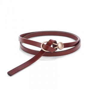 Genuine Leather Luxury Branded Wild Waist Belt For Women