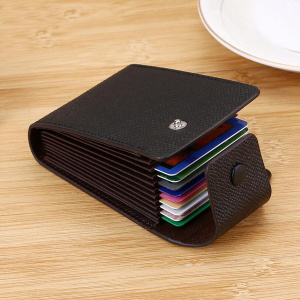 Men Credit Card Holder Leather Purse for Cards Case Wallet for Credit ID Bank Card Holder Women Cardholder and Coins