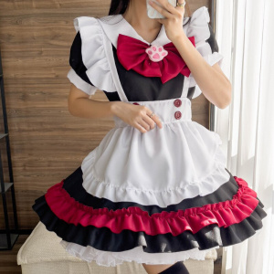 Halloween Christmas Cosplay Maid Costumes Women Gothic Lolita Comic Con ...