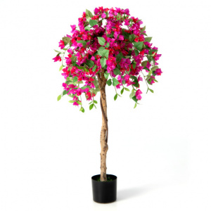 53.5" Artificial Azalea Tree with Colorful Flowers in a Pot