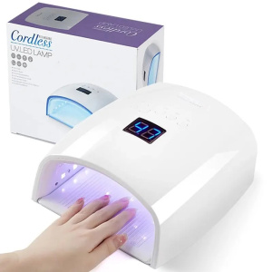 Rechargeable UV LED Nail Lamp 66W Cordless Nail Dryer for Gel Polish Professional Nail Art Manicure Tools for Home and Salon