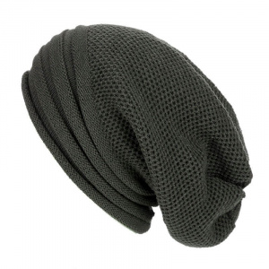 Baggy Slouchy Beanie Hat Wool Knitted Warm Cap for Men Women S55