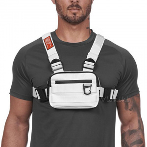 Small Chest Rig Men Bag Trendy Tactical Outdoor Streetwear Strap Vest Chest Bags For External Hook Sport Chest Pocke G176