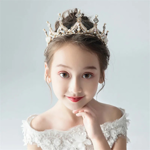 Kids Rhinestone Tiara Princess Headband for Girls Birthday Accessories Bridal Crystal Crown Tiara Wedding Hair Jewelry