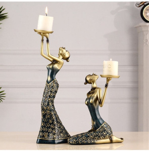 European Vintage Candle Holder for Home Décor