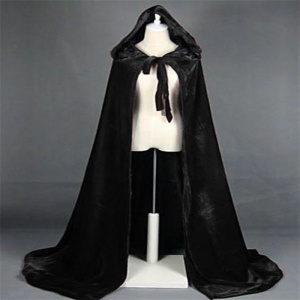 Velvet Unisex Hooded Medieval Cape Halloween Costume