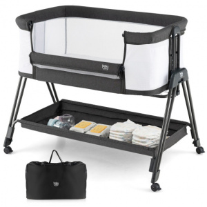 Height Adjustable Bedside bassinet / Portable bedside crib