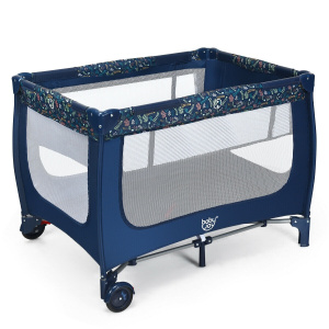 Portable Baby Playpen with Mattress - Foldable Design - Additional Image